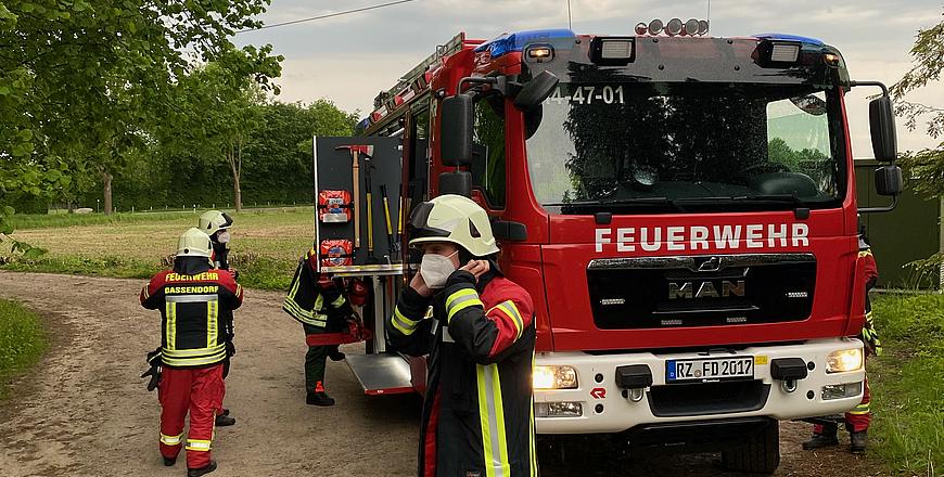 Feuerwehr Dassendorf: Baum auf Straße [TH K 00]